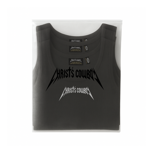 THE "NAZARITE" BLACK TANK (Pack of 3)